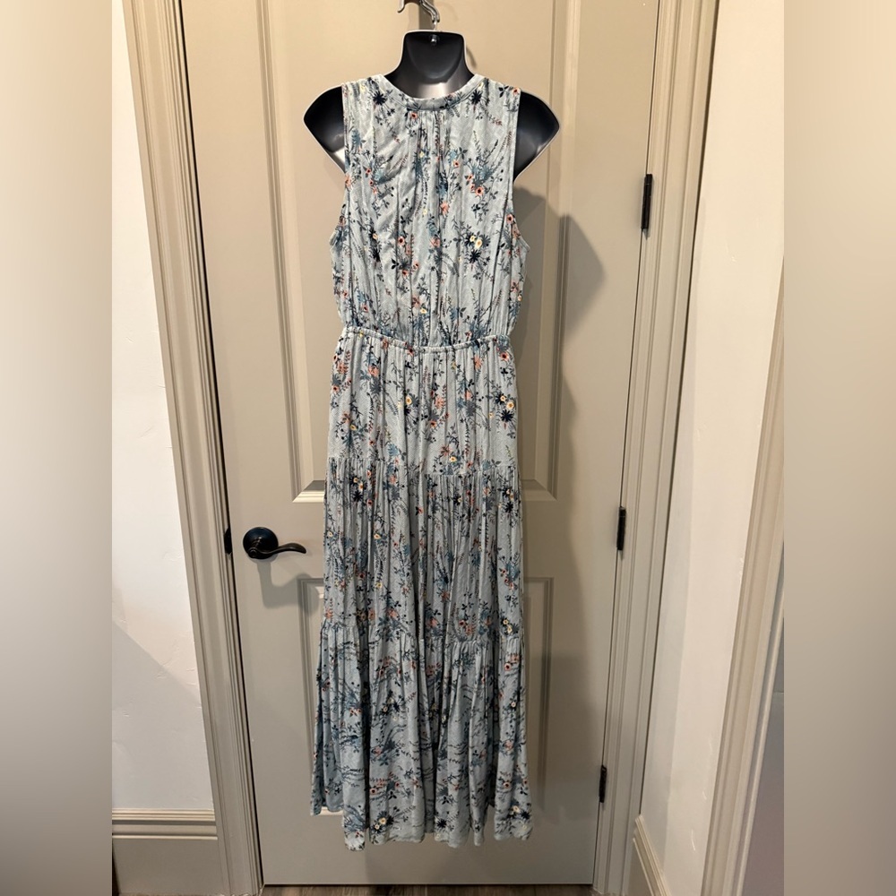 DR2 Light Blue Floral Maxi Dress - Picture 4 of 5